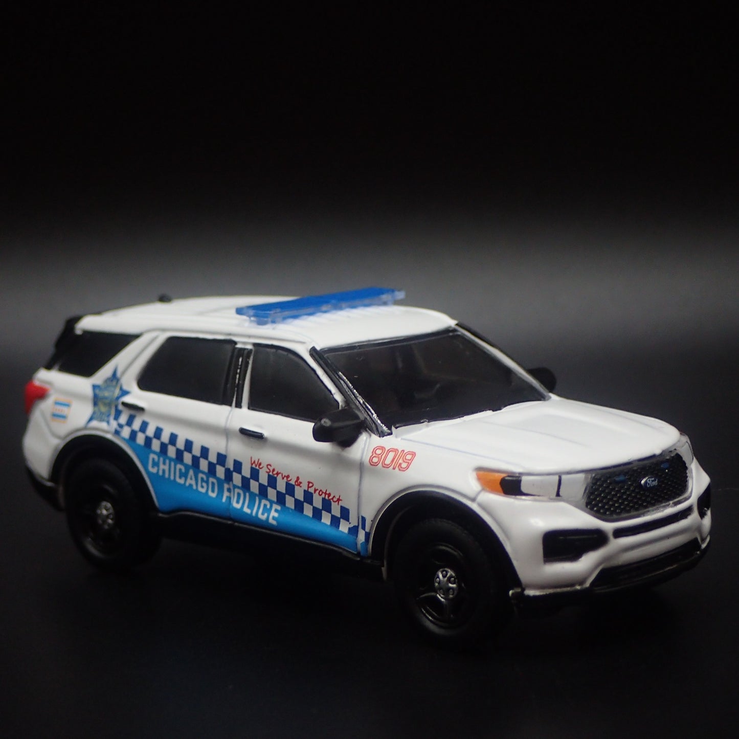 2019 19 FORD EXPLORER POLICE UTILITY CHICAGO PD 1/64 SCALE DIECAST MODEL CAR