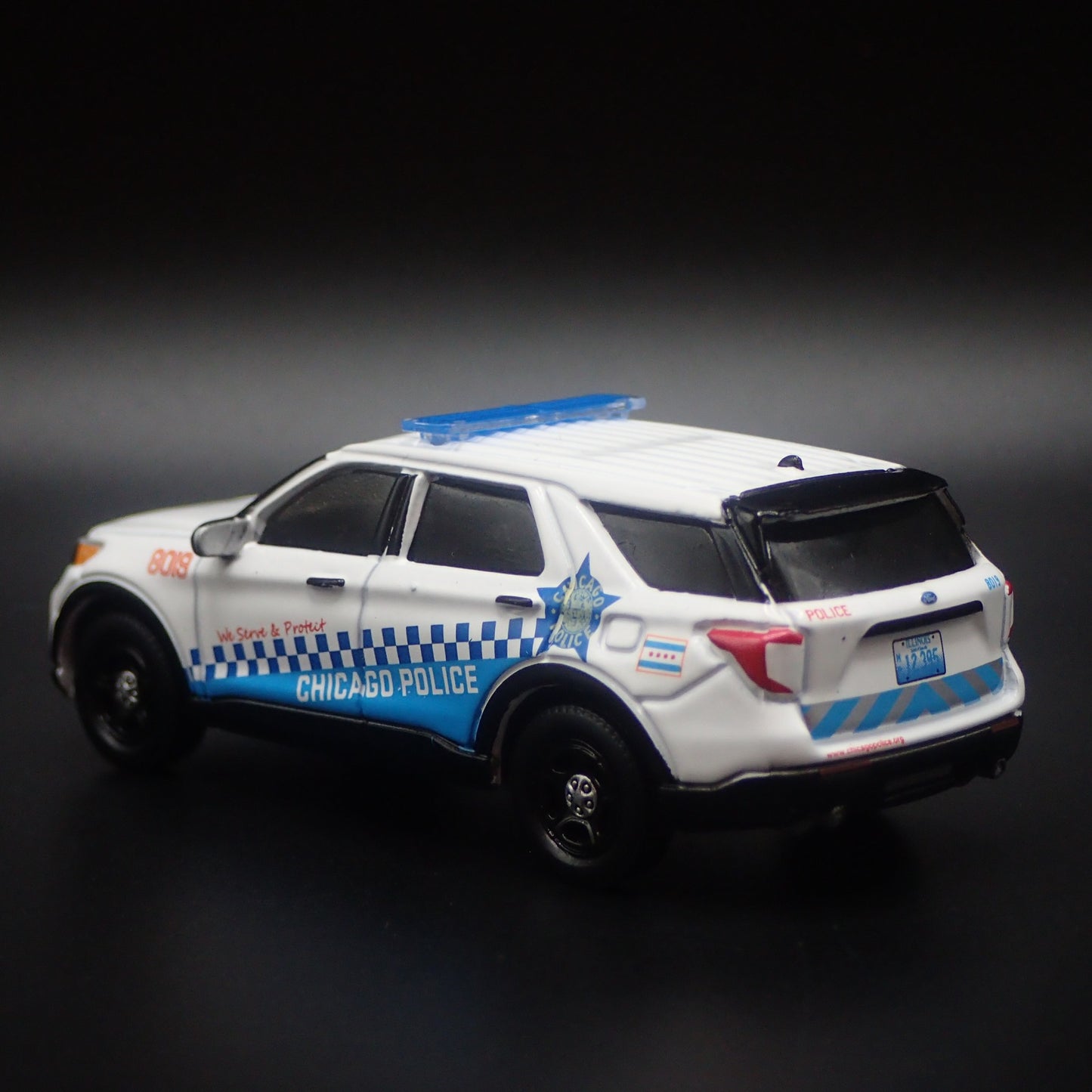 2019 19 FORD EXPLORER POLICE UTILITY CHICAGO PD 1/64 SCALE DIECAST MODEL CAR