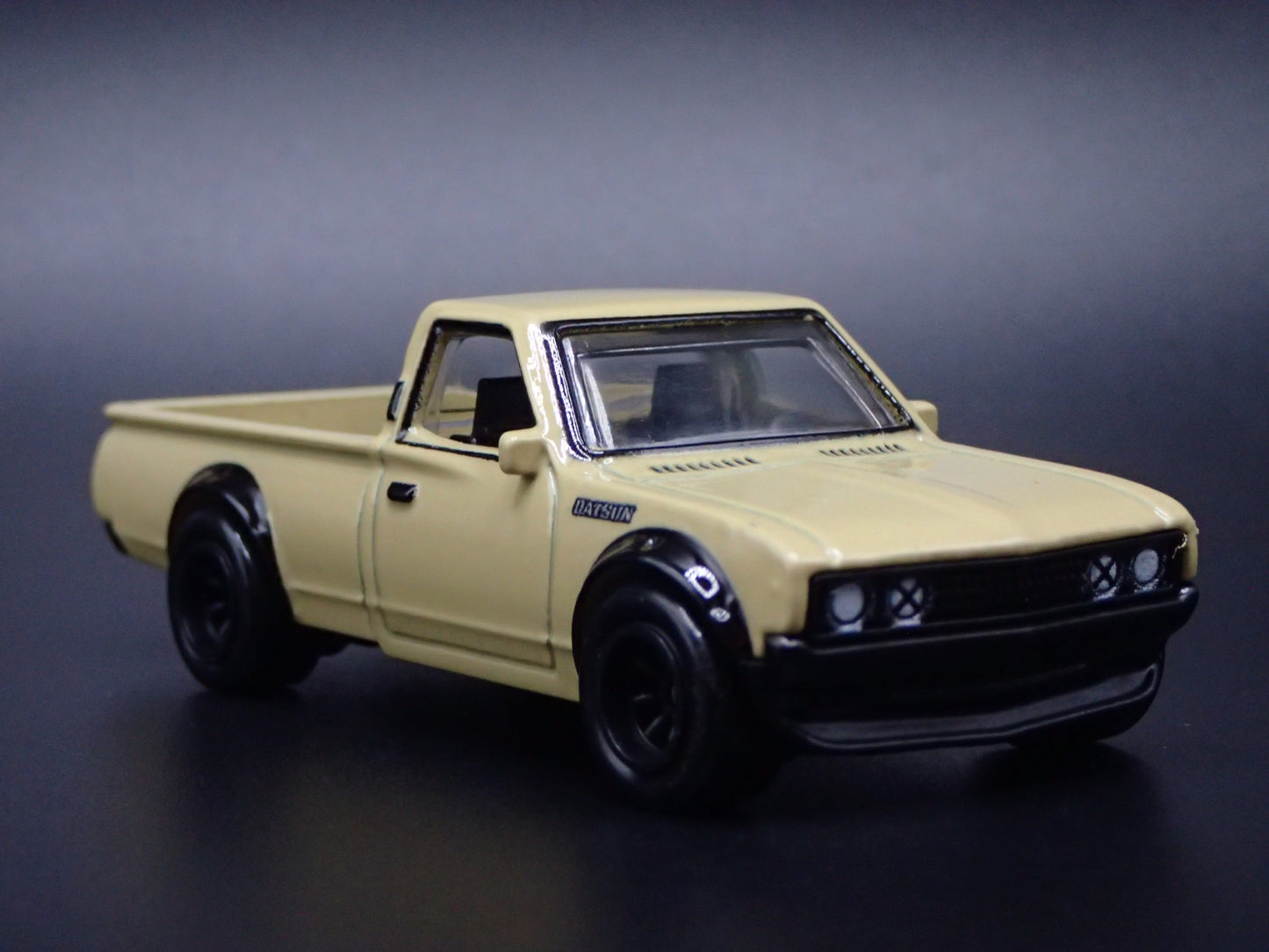 1973-1979 DATSUN 620 PICKUP TRUCK TAN 1:64 SCALE COLLECTIBLE DIECAST MODEL CAR