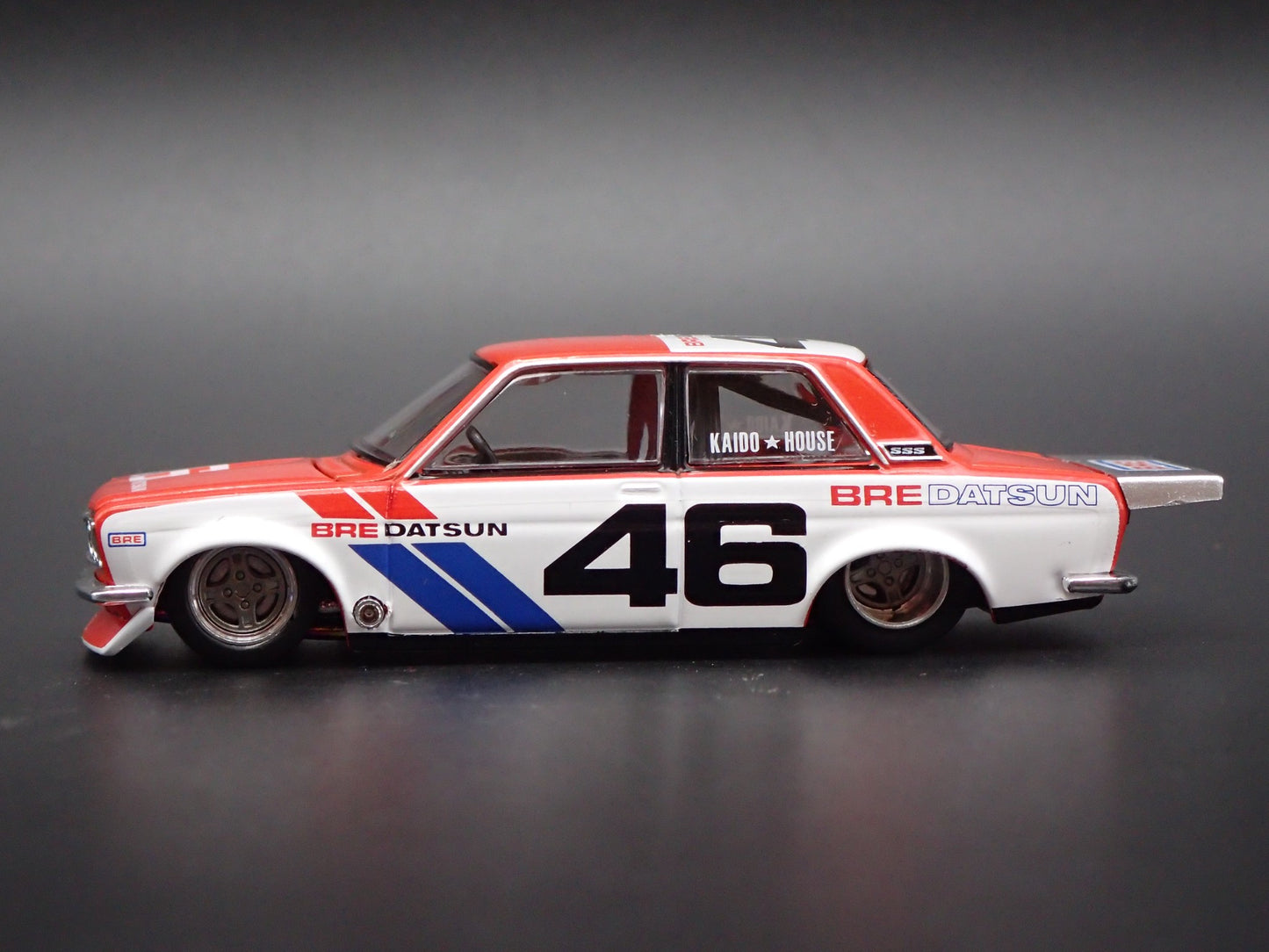 1967-1972 DATSUN 510 PRO STREET KAIDO HOUSE JUN BRE 1:64 SCALE DIECAST MODEL CAR