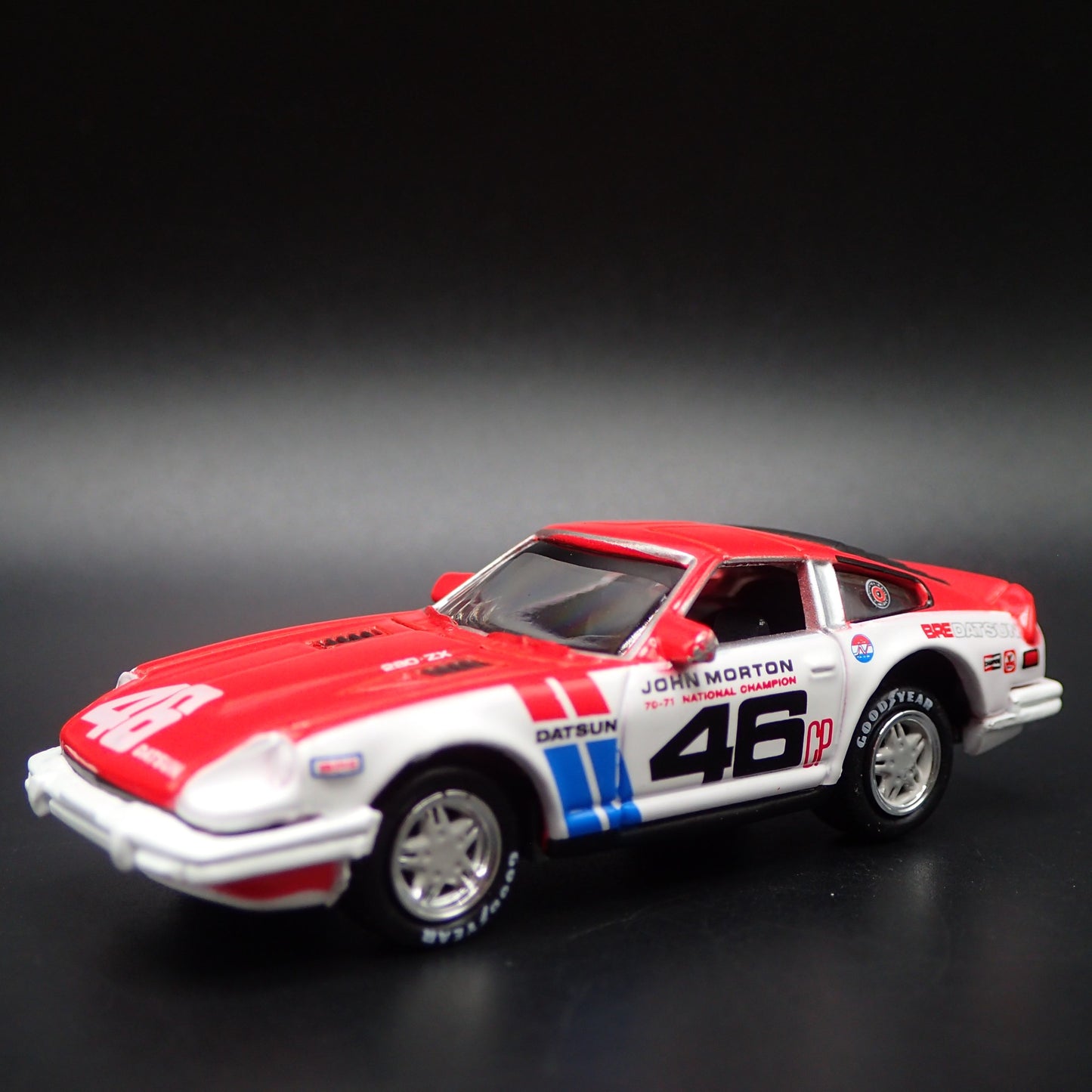 1981 81 DATSUN 280ZX BRE TRIBUTE JOHN MORTON WHITE 1:64 SCALE DIECAST MODEL CAR