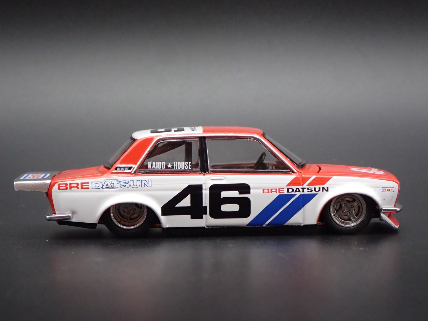1967-1972 DATSUN 510 PRO STREET KAIDO HOUSE JUN BRE 1:64 SCALE DIECAST MODEL CAR