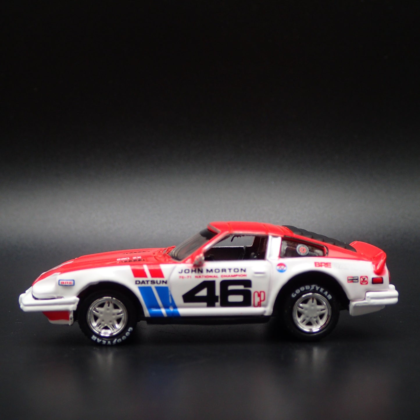 1981 81 DATSUN 280ZX BRE TRIBUTE JOHN MORTON WHITE 1:64 SCALE DIECAST MODEL CAR