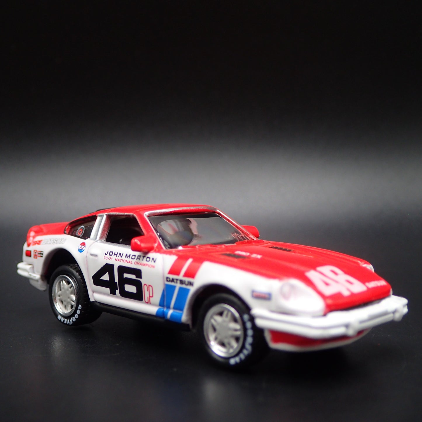 1981 81 DATSUN 280ZX BRE TRIBUTE JOHN MORTON WHITE 1:64 SCALE DIECAST MODEL CAR