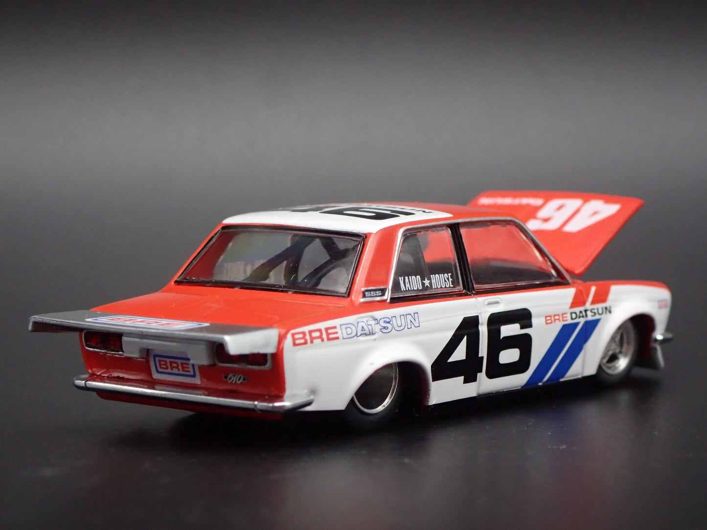 1967-1972 DATSUN 510 PRO STREET KAIDO HOUSE JUN BRE 1:64 SCALE DIECAST MODEL CAR