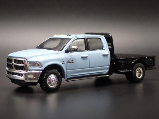 2019-2025 RAM 3500 DUALLY FLATBED TRUCK w HITCH 1/64 SCALE DIECAST MODEL CAR
