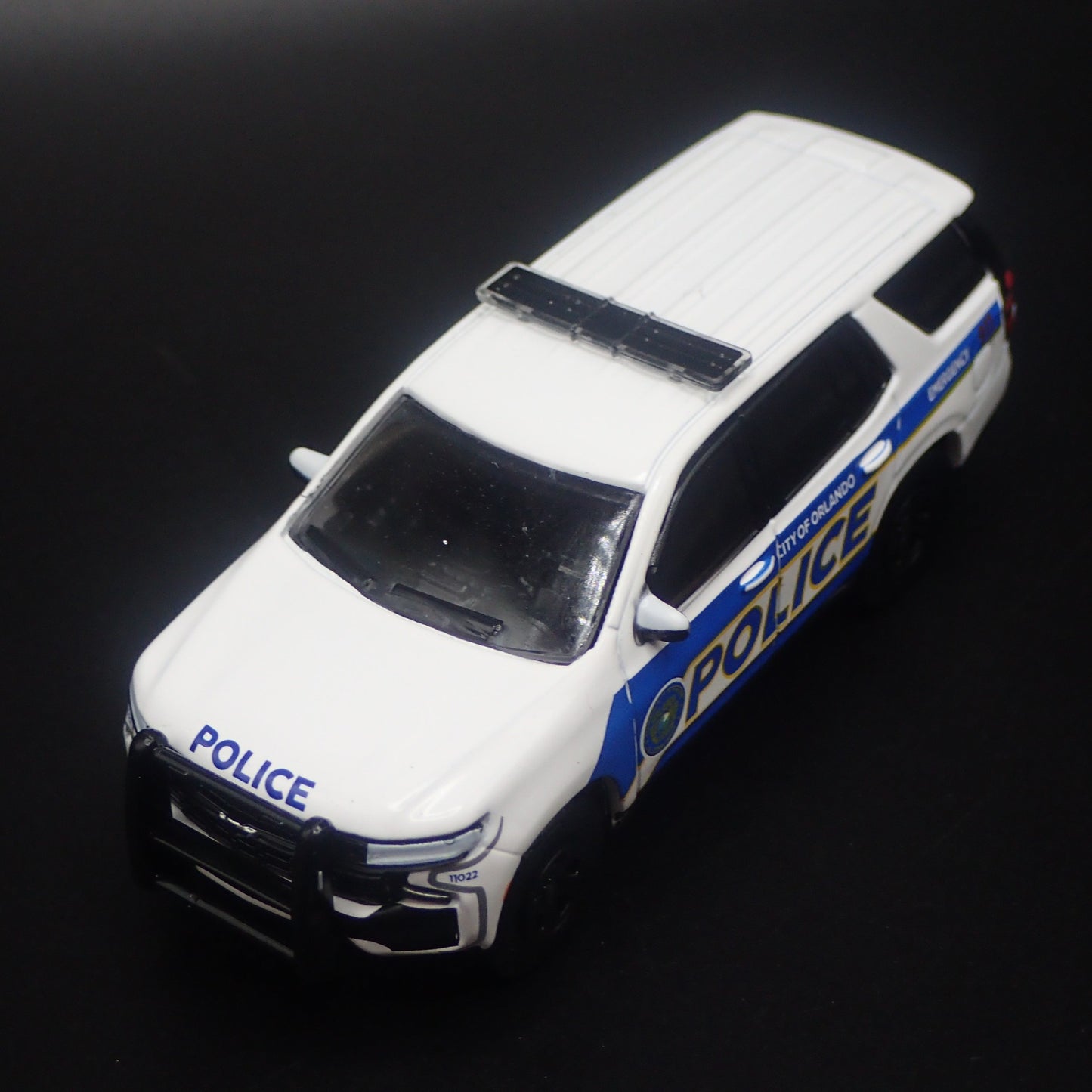 2022 22 CHEVROLET TAHOE PURSUIT ORLANDO, FL POLICE 1:64 SCALE DIECAST MODEL CAR