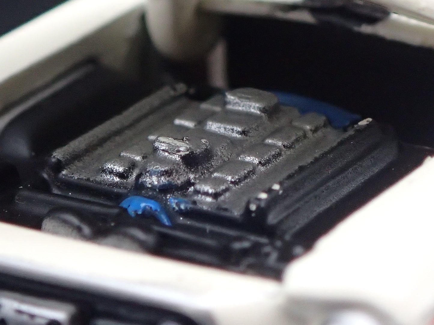 1968 68 FORD MUSTANG GT FASTBACK WHITE 1:64 SCALE COLLECTIBLE DIECAST MODEL CAR