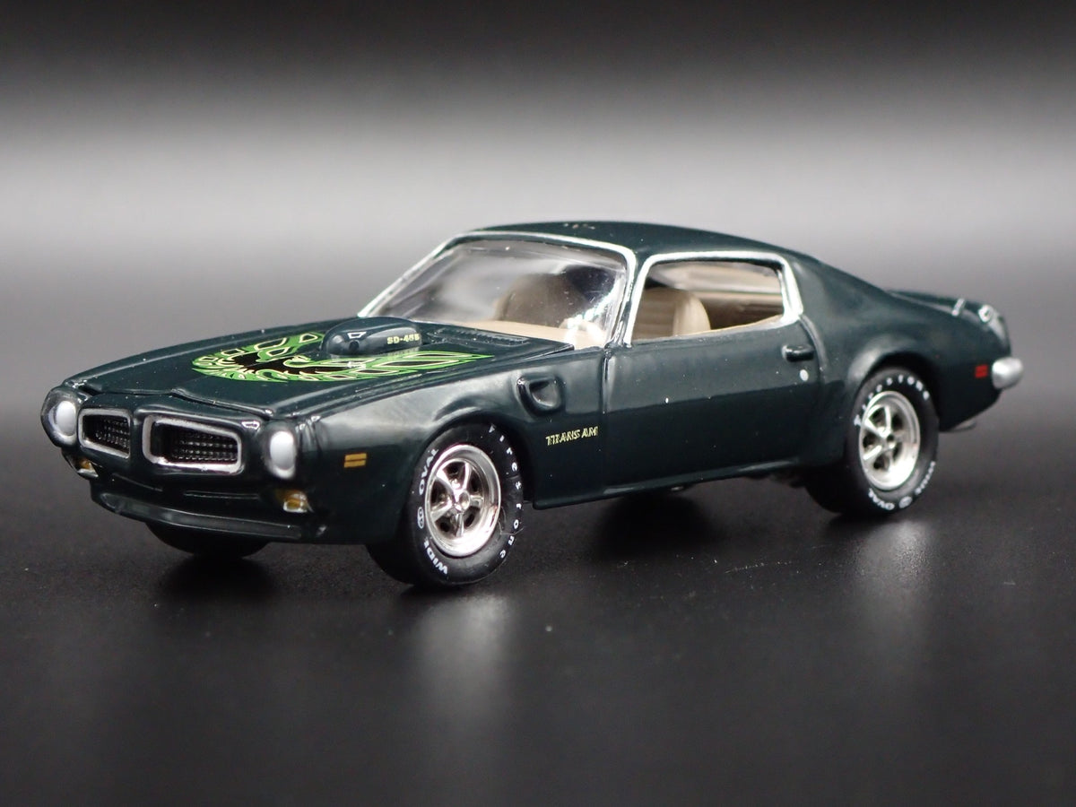 1973 73 PONTIAC FIREBIRD TRANS AM TA 1:64 SCALE COLLECTIBLE DIECAST MODEL CAR-Burning Rubber Toy Company