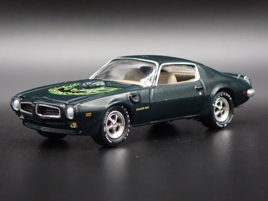 1973 73 PONTIAC FIREBIRD TRANS AM TA 1:64 SCALE COLLECTIBLE DIECAST MODEL CAR-Burning Rubber Toy Company