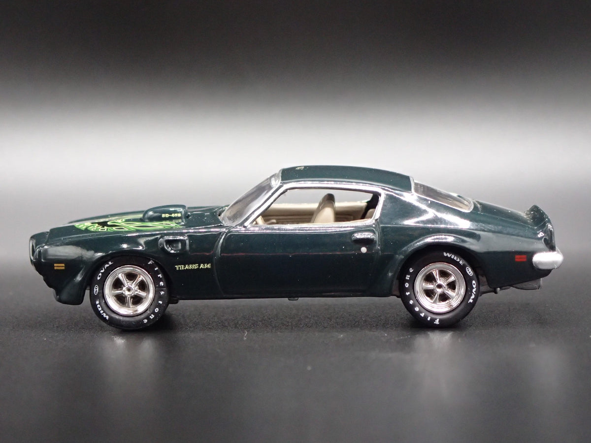 1973 73 PONTIAC FIREBIRD TRANS AM TA 1:64 SCALE COLLECTIBLE DIECAST MODEL CAR-Burning Rubber Toy Company