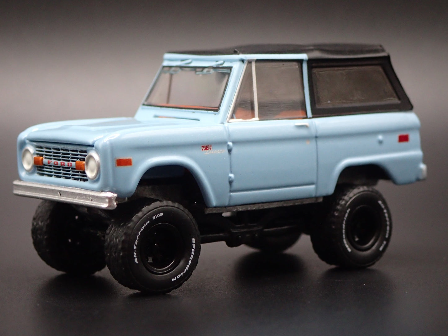 1972 72 FORD BRONCO SUV 4X4 TEAL 1:64 SCALE COLLECTIBLE DIECAST MODEL CAR
