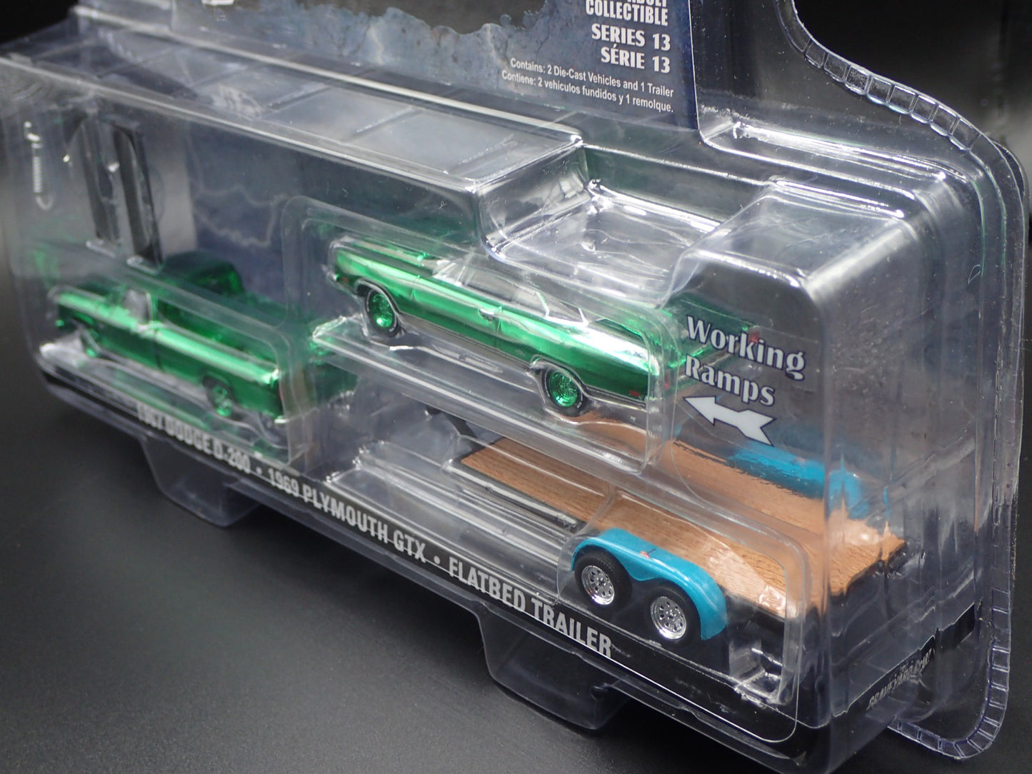 2025 GREENLIGHT GREEN MACHINE GRAVEYARD CARZ D200, GTX HOLLYWOOD HITCH TOW 13