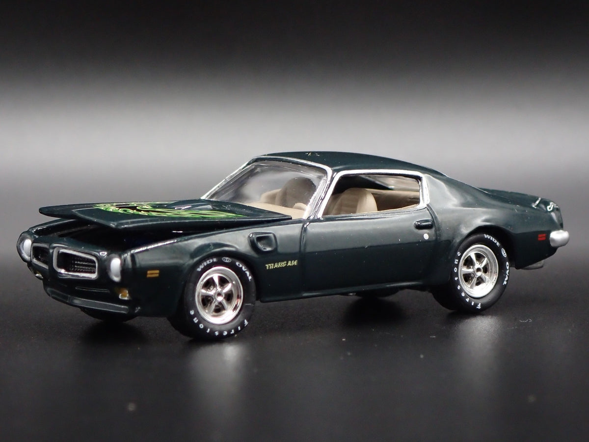 1973 73 PONTIAC FIREBIRD TRANS AM TA 1:64 SCALE COLLECTIBLE DIECAST MODEL CAR-Burning Rubber Toy Company