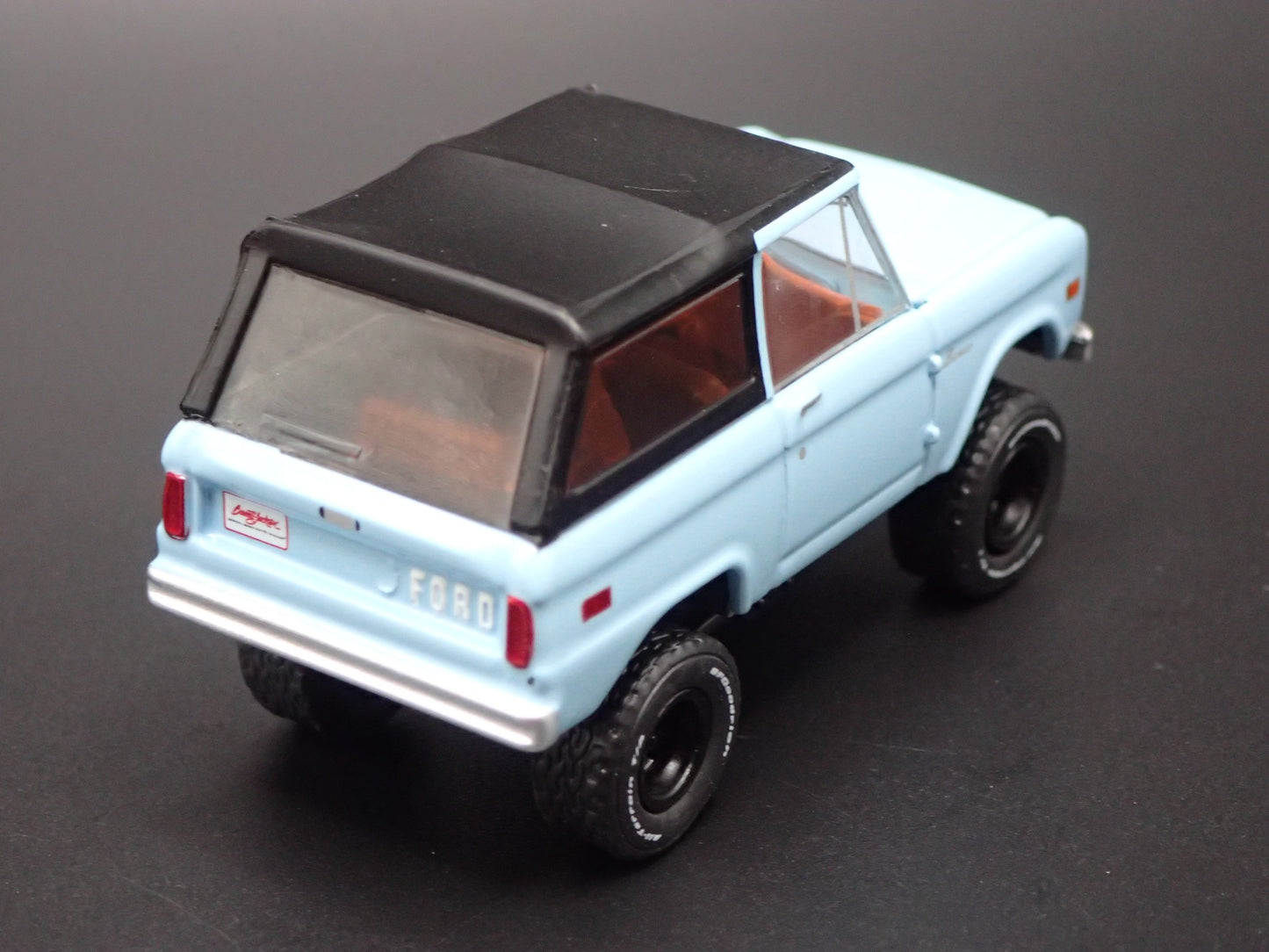1972 72 FORD BRONCO SUV 4X4 TEAL 1:64 SCALE COLLECTIBLE DIECAST MODEL CAR