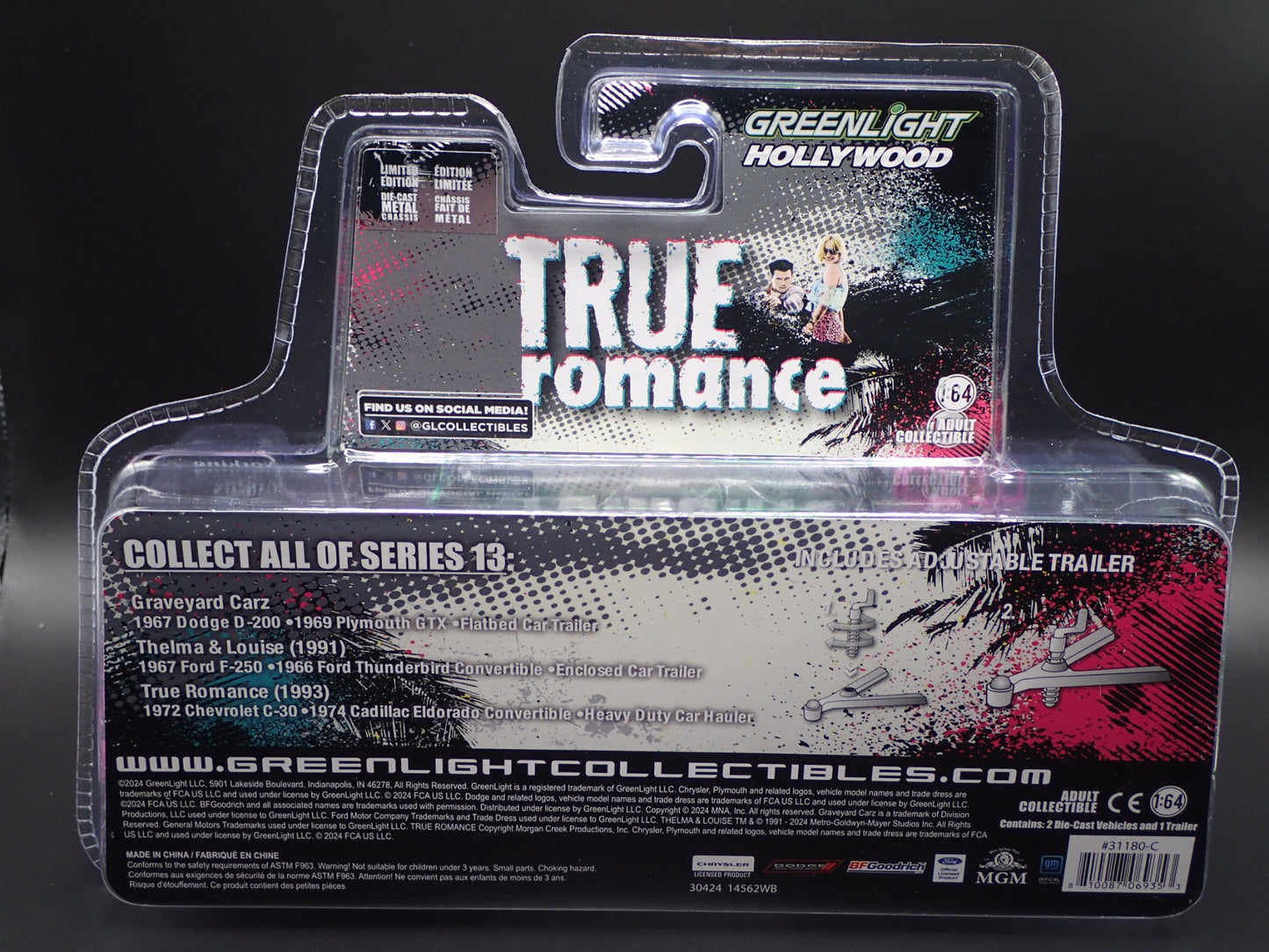 2025 GREENLIGHT GREEN MACHINE TRUE ROMANCE C30 CADILLAC HOLLYWOOD HITCH TOW 13