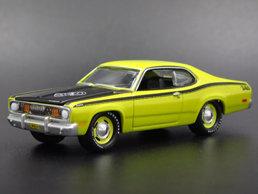 1971 71 PLYMOUTH DUSTER 340 1/64 SCALE COLLECTIBLE DIORAMA DIECAST MODEL CAR