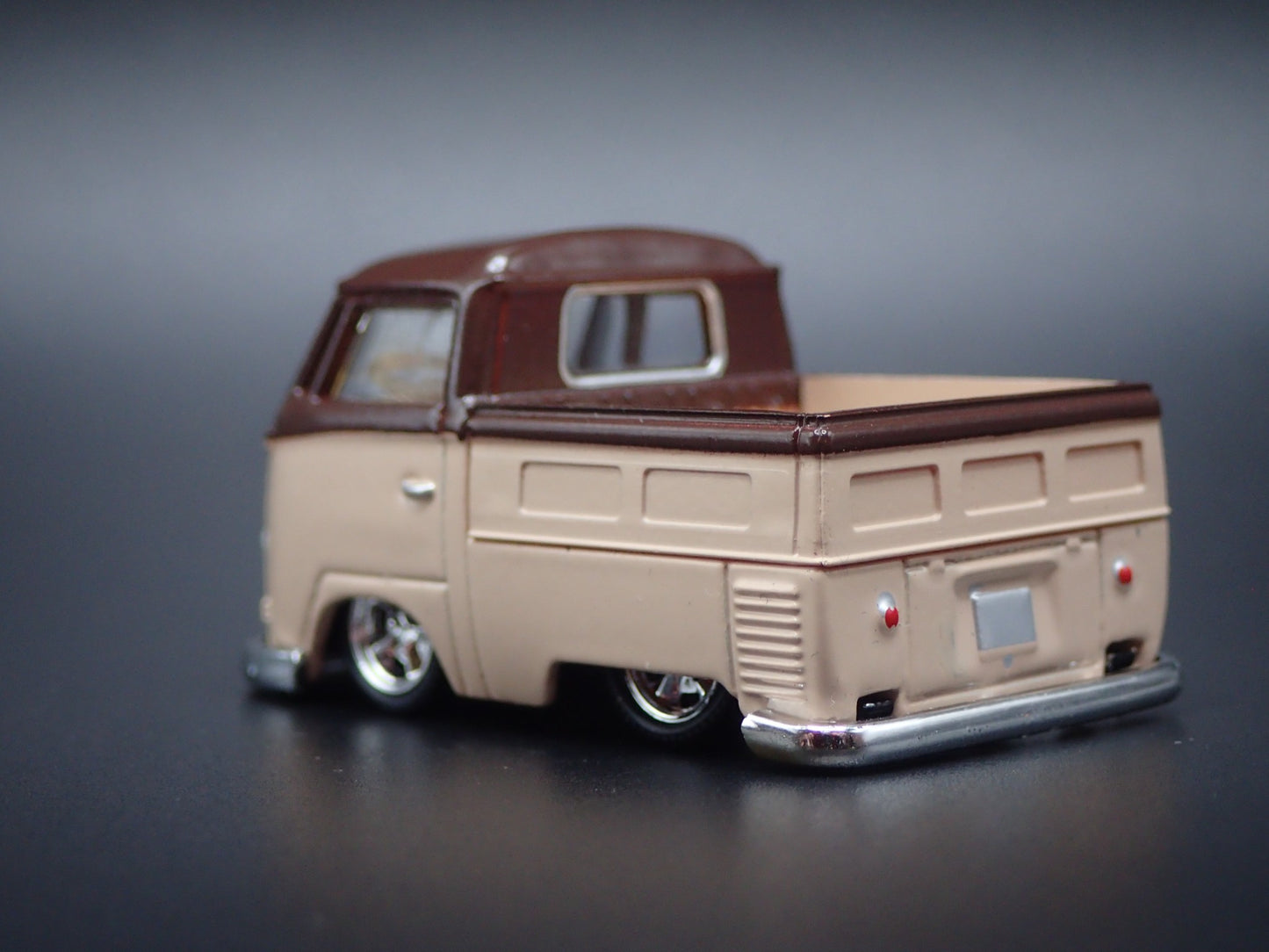 1960 60 VW SINGLE CAB TYPE 2 PICKUP TRUCK BROWN 1:64 SCALE DIECAST MODEL CAR