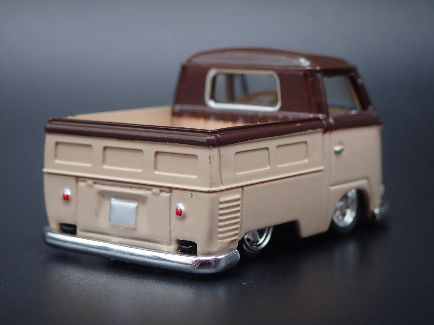 1960 60 VW SINGLE CAB TYPE 2 PICKUP TRUCK BROWN 1:64 SCALE DIECAST MODEL CAR