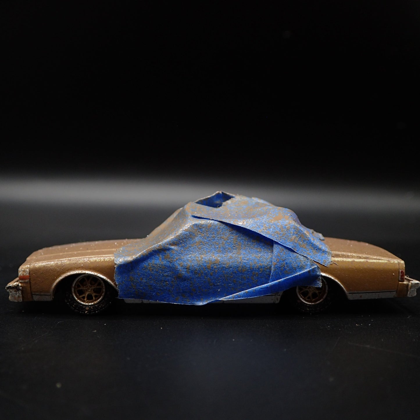 1985 85 CHEVY CHEVROLET CAPRICE LOWRIDER BARN FIND 1/64 SCALE DIECAST MODEL CAR