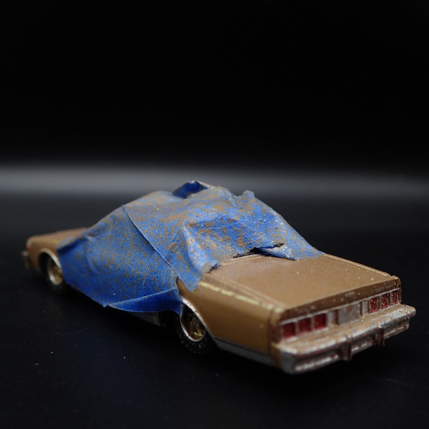 1985 85 CHEVY CHEVROLET CAPRICE LOWRIDER BARN FIND 1/64 SCALE DIECAST MODEL CAR