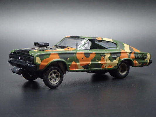 1966 66 DODGE CHARGER GASSER 1:64 SCALE COLLECTIBLE DIORAMA DIECAST MODEL CAR