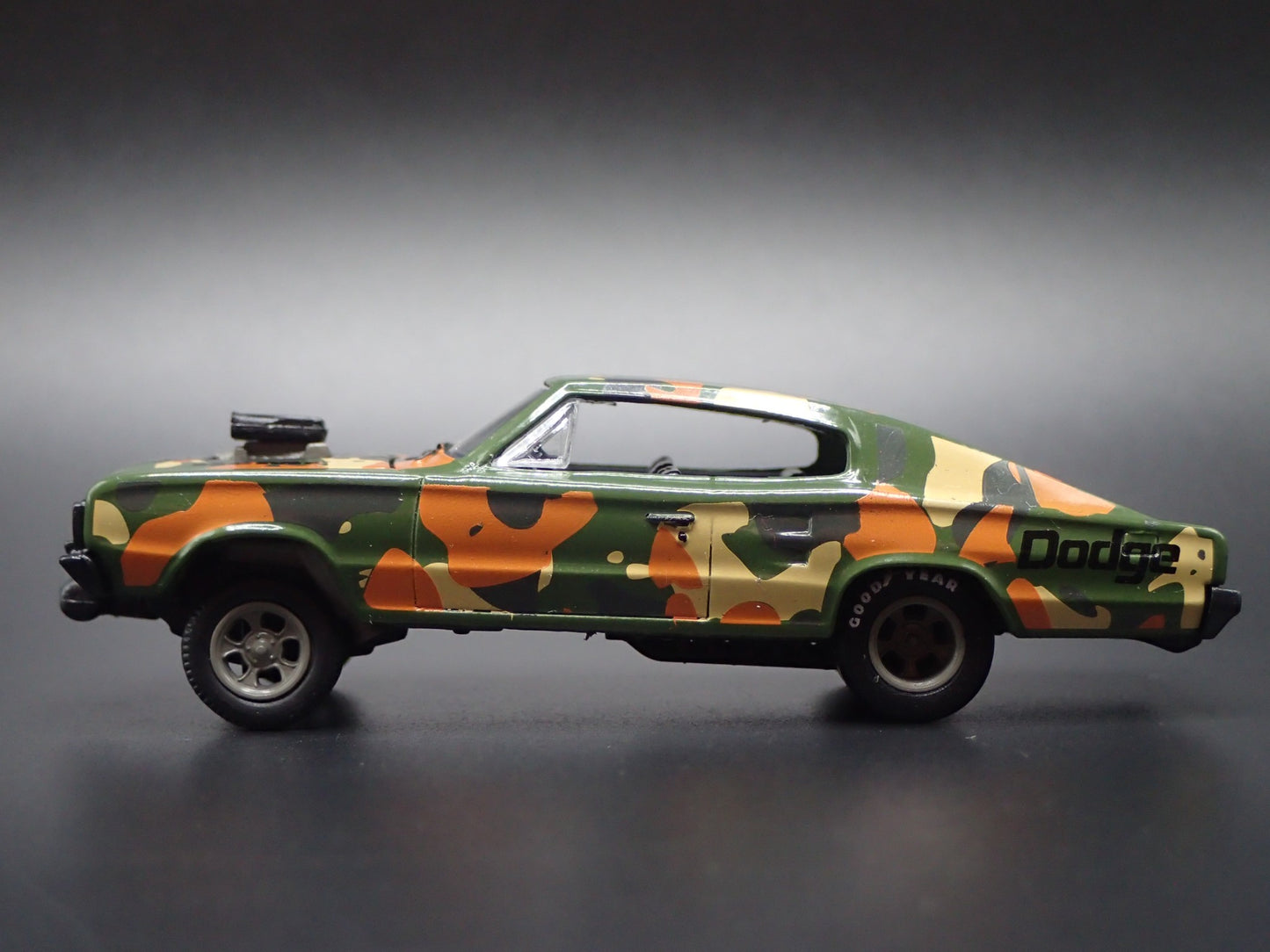 1966 66 DODGE CHARGER GASSER 1:64 SCALE COLLECTIBLE DIORAMA DIECAST MODEL CAR