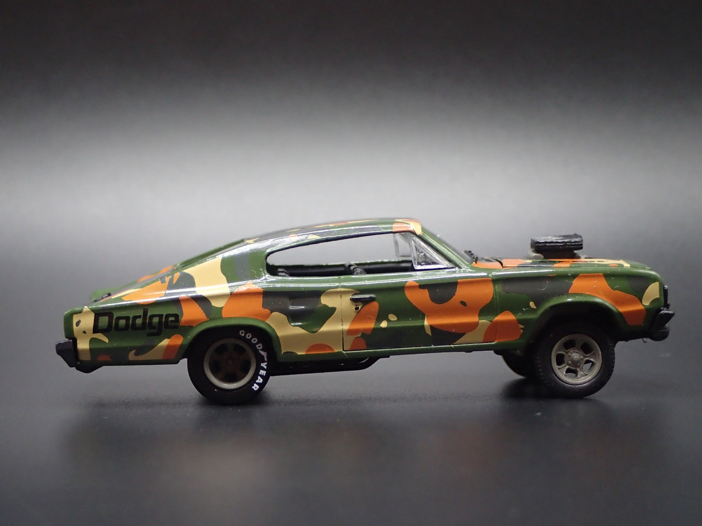 1966 66 DODGE CHARGER GASSER 1:64 SCALE COLLECTIBLE DIORAMA DIECAST MODEL CAR