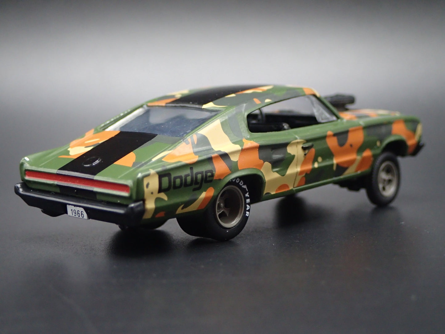 1966 66 DODGE CHARGER GASSER 1:64 SCALE COLLECTIBLE DIORAMA DIECAST MODEL CAR