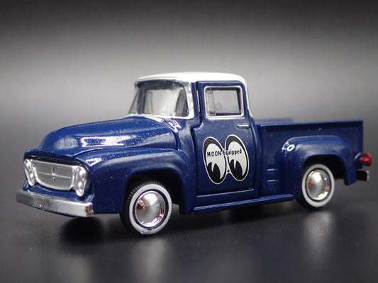 1956 56 FORD F100 PICKUP TRUCK MOONEYES 1:64 SCALE DIORAMA DIECAST MODEL CAR
