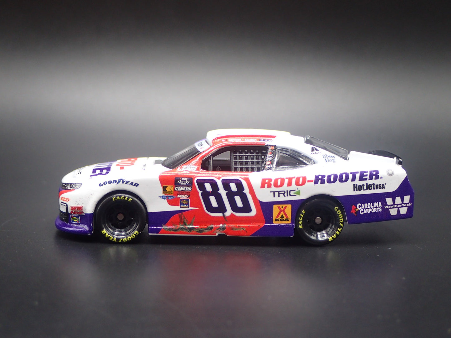 2025 CHEVROLET 88 CONNOR ZILISCH ROTO ROOTER NASCAR 1:64 SCALE DIECAST MODEL CAR