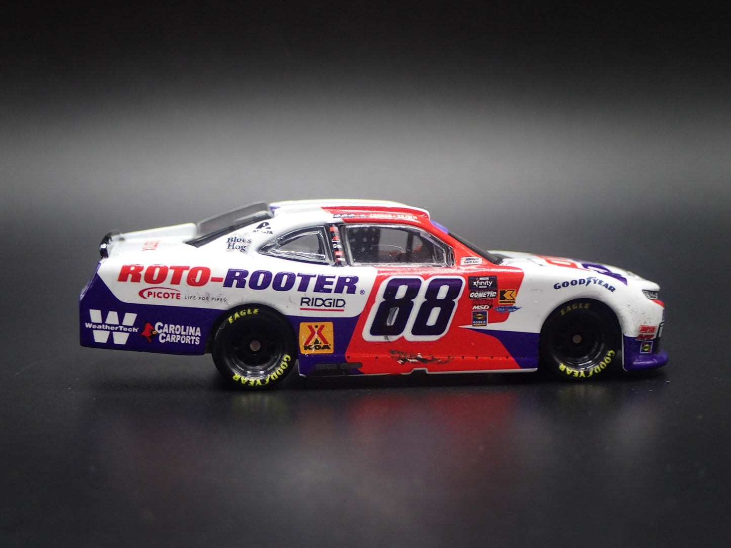 2025 CHEVROLET 88 CONNOR ZILISCH ROTO ROOTER NASCAR 1:64 SCALE DIECAST MODEL CAR