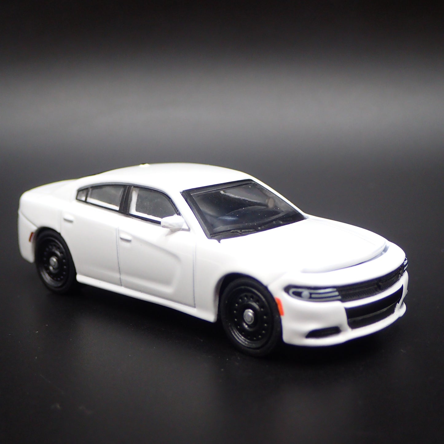 2011-2023 DODGE CHARGER WHITE 1:64 SCALE COLLECTIBLE DIORAMA DIECAST MODEL CAR