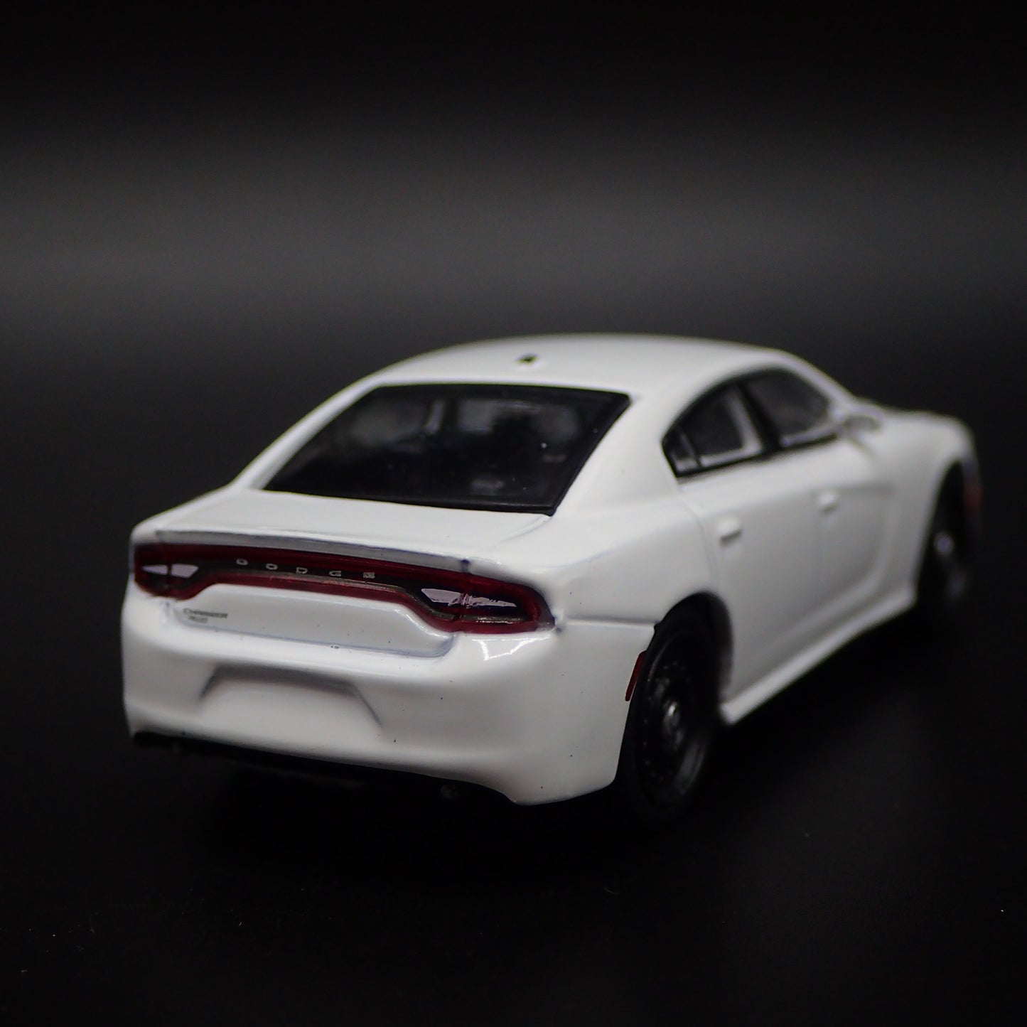 2011-2023 DODGE CHARGER WHITE 1:64 SCALE COLLECTIBLE DIORAMA DIECAST MODEL CAR