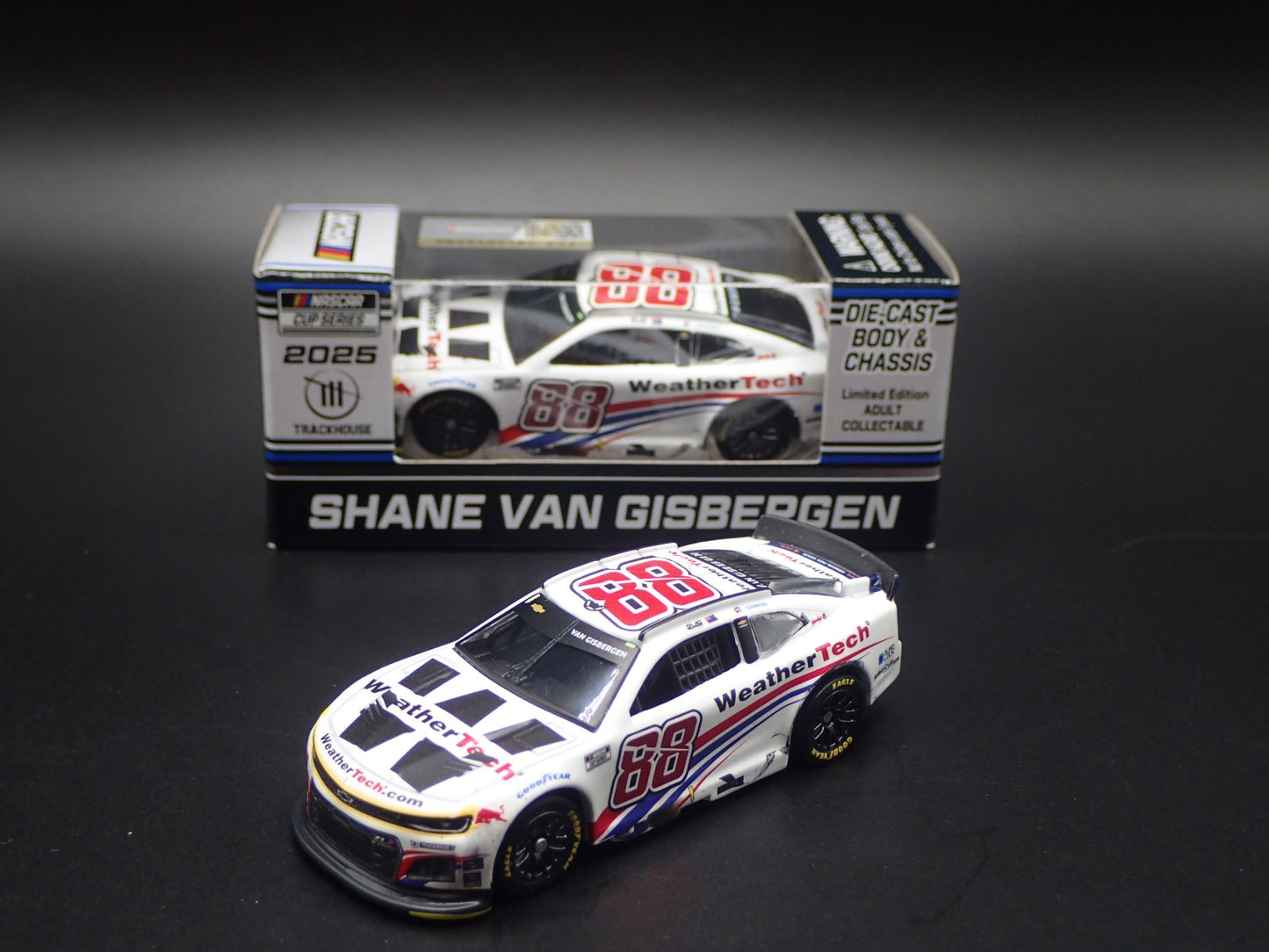 2025 CHEVY CAMARO 88 SHANE VAN GISBERGEN WEATHERTECH NASCAR 1:64 DIECAST MODEL