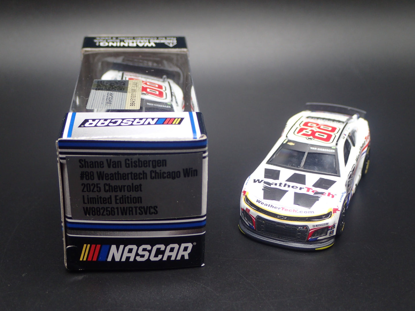 2025 CHEVY CAMARO 88 SHANE VAN GISBERGEN WEATHERTECH NASCAR 1:64 DIECAST MODEL