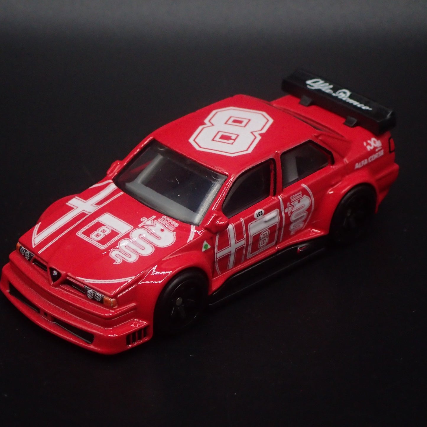 1993-1996 ALFA ROMEO 155 V6 Ti RACE CAR 1:64 SCALE DIORAMA DIECAST MODEL CAR