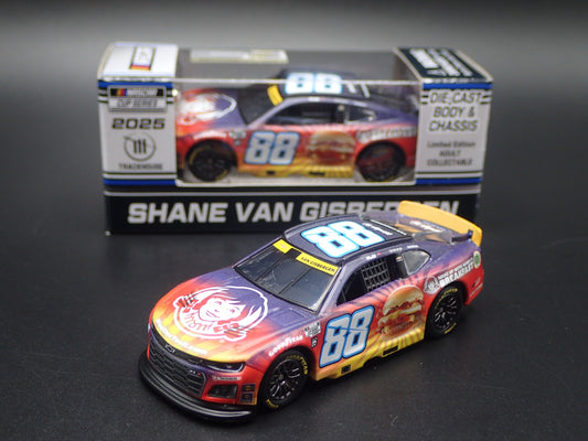 2025 25 CHEVY CAMARO 88 SHANE VAN GISBERGEN WENDYS NASCAR 1:64 DIECAST MODEL CAR
