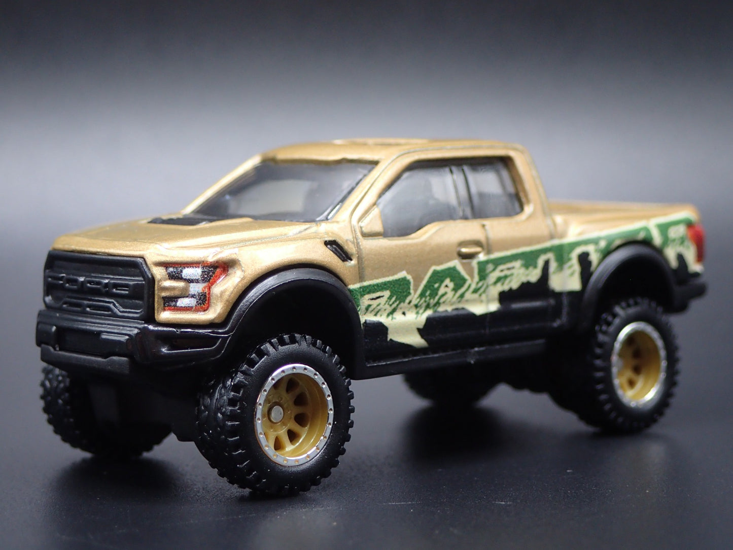 2017 - 2020 FORD F150 RAPTOR PICKUP TRUCK GOLD 1:64 SCALE DIECAST MODEL CAR