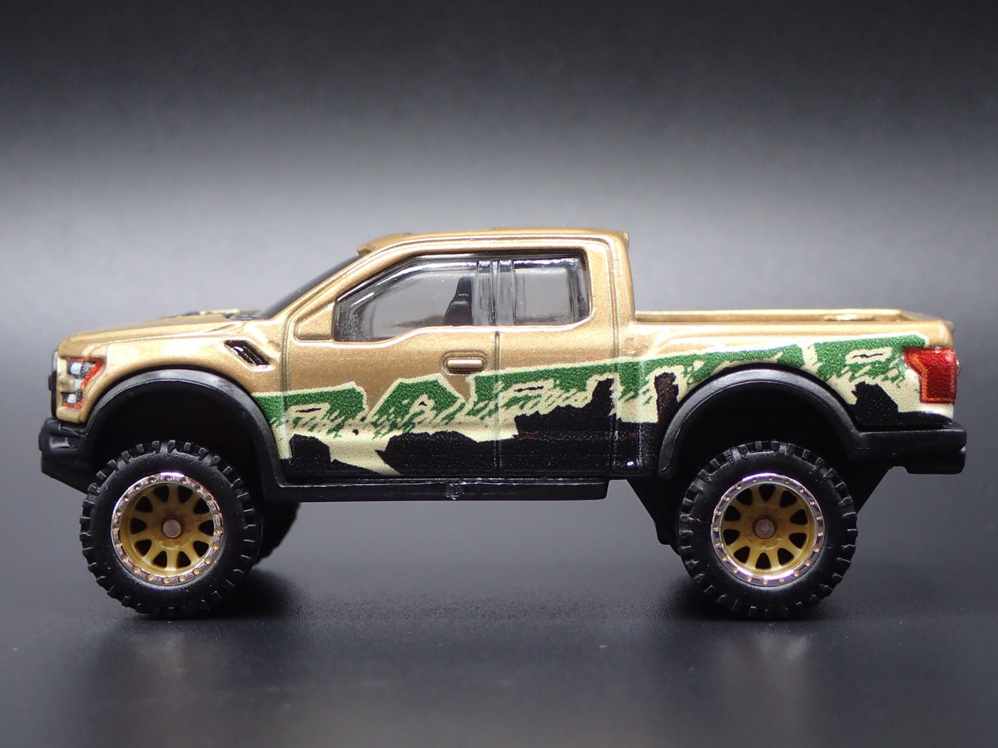 2017 - 2020 FORD F150 RAPTOR PICKUP TRUCK GOLD 1:64 SCALE DIECAST MODEL CAR
