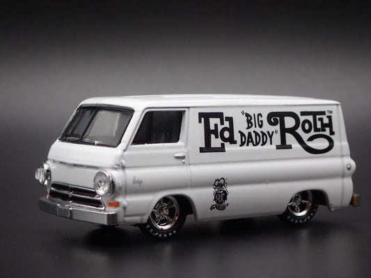 1964 64 DODGE A100 PANEL VAN PAN ED ROTH BIG DADDY 1/64 SCALE DIECAST MODEL CAR