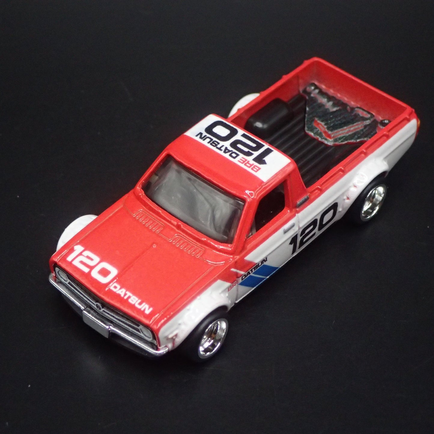1975 75 DATSUN SUNNY PICKUP TRUCK B120 BRE RACING 1:64 SCALE DIECAST MODEL CAR