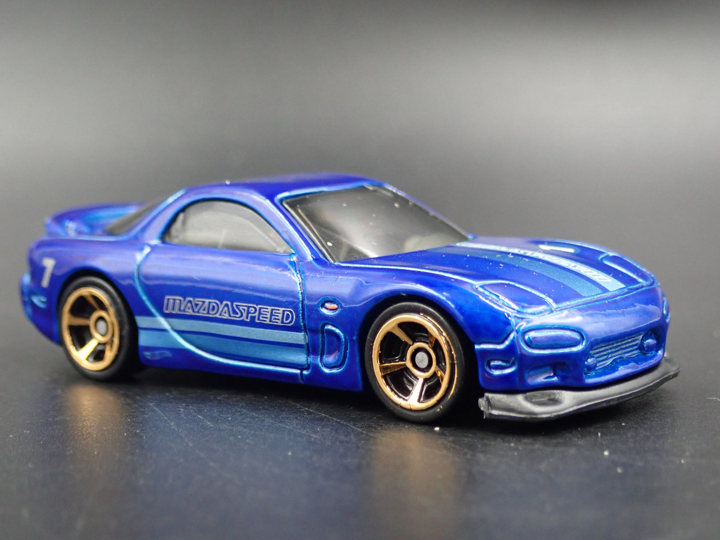 1992-2002 MAZDA RX7 JDM BLUE 1:64 SCALE COLLECTIBLE DIORAMA DIECAST MODEL CAR