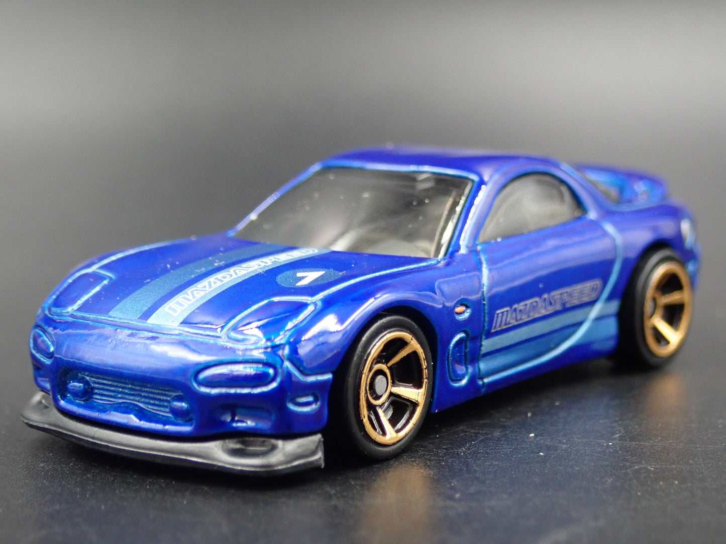 1992-2002 MAZDA RX7 JDM BLUE 1:64 SCALE COLLECTIBLE DIORAMA DIECAST MODEL CAR