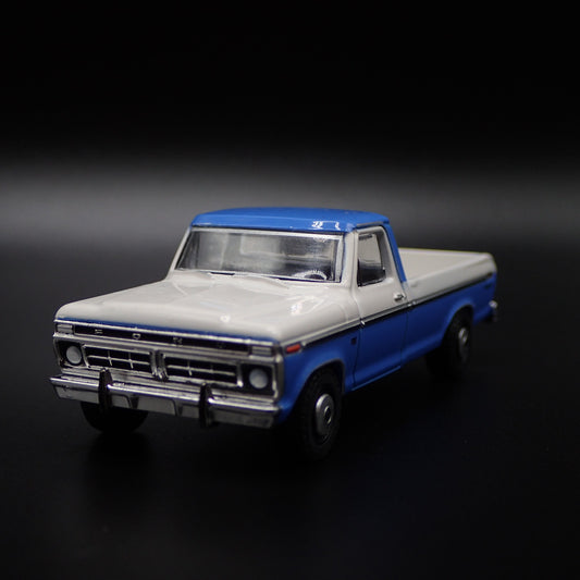 1975 75 FORD F100 RANGER XLT LONG BED PICKUP TRUCK 1/64 SCALE DIECAST MODEL CAR