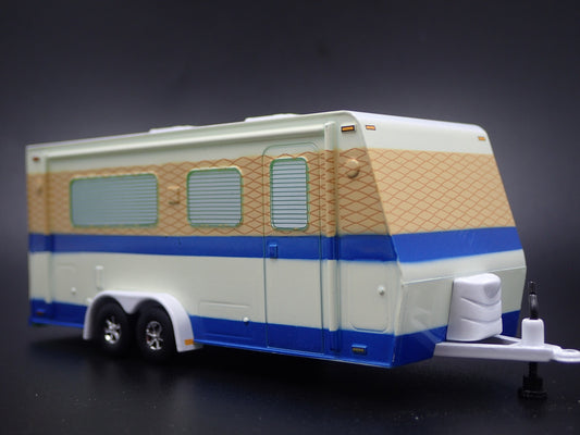 VINTAGE CAMPER TRAILER W/ HITCH RARE 1:64 SCALE COLLECTIBLE DIORAMA MODEL CAR