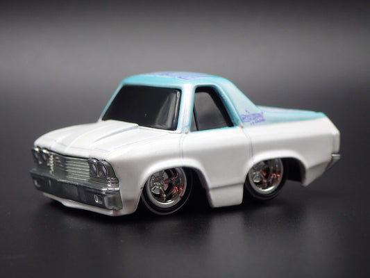 1968 68 CHEVY CHEVROLET EL CAMINO TUNED WHITE 1:64 SCALE DIECAST MODEL CAR