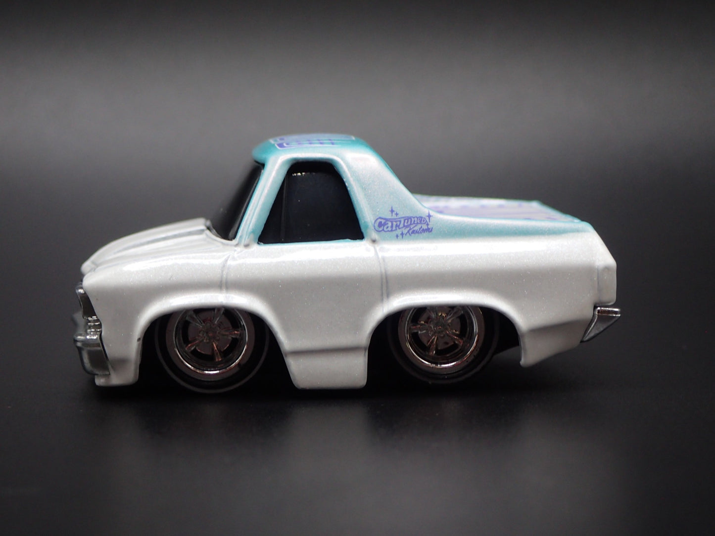 1968 68 CHEVY CHEVROLET EL CAMINO TUNED WHITE 1:64 SCALE DIECAST MODEL CAR