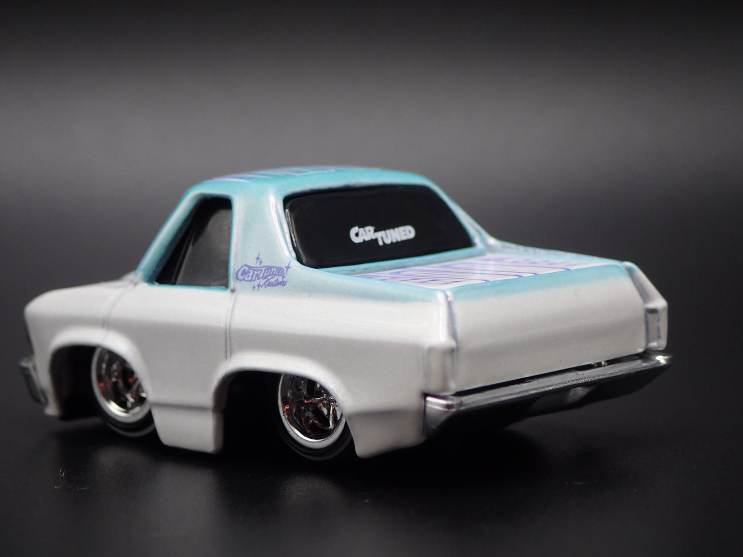 1968 68 CHEVY CHEVROLET EL CAMINO TUNED WHITE 1:64 SCALE DIECAST MODEL CAR