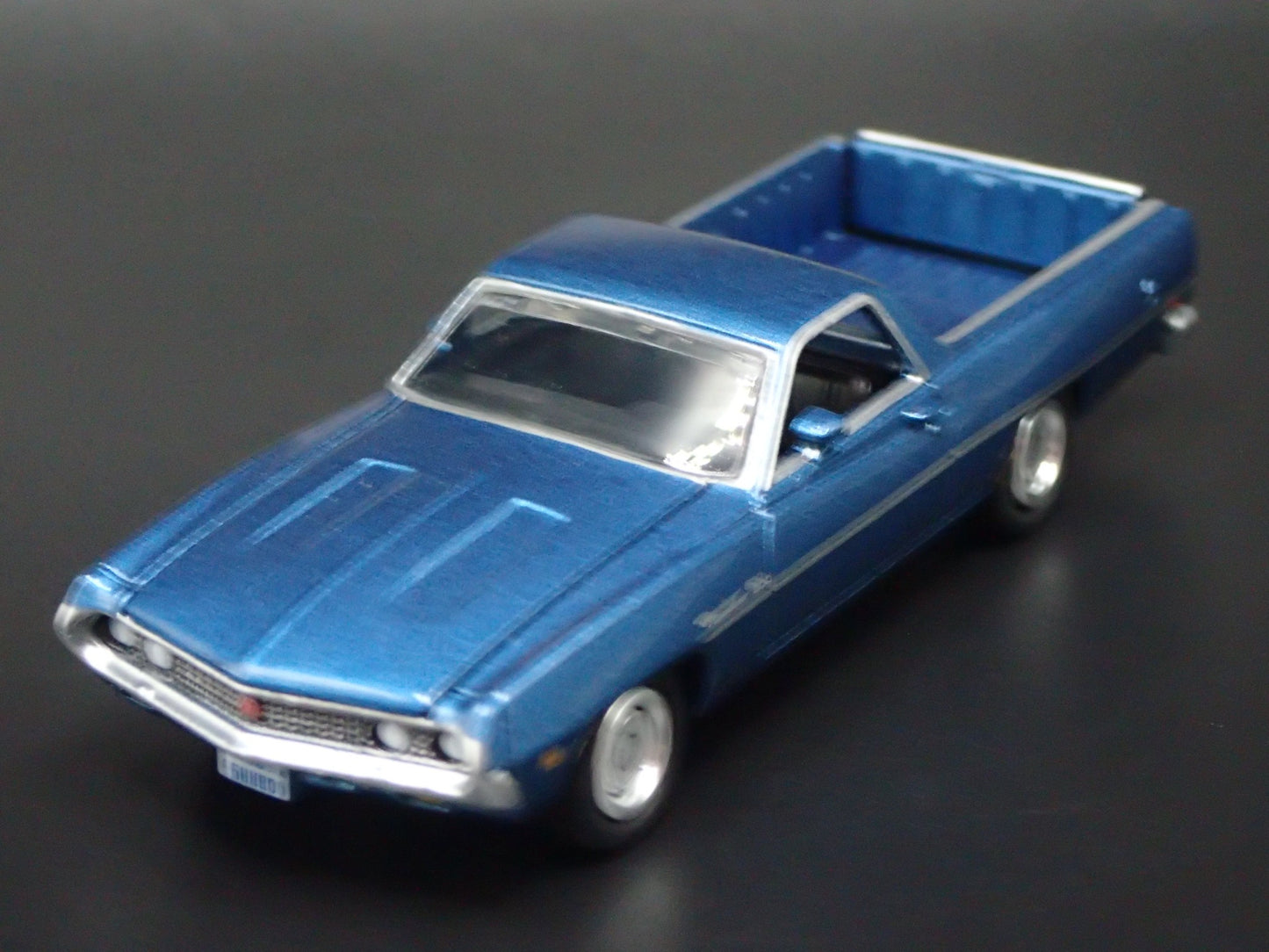 1970 70 FORD RANCHERO 500 PICKUP TRUCK BLUE 1:64 SCALE DIECAST MODEL CAR